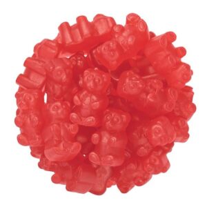 Zachary Cinnamon Juju Bears Old Fashioned Red Chewy Candy 5lb Bag Bulk